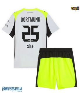 Borussia Dortmund Niklas Sule #25 Echipament de Fotbal Replică 2025-26 Copii Deplasare (+ Șorturi)